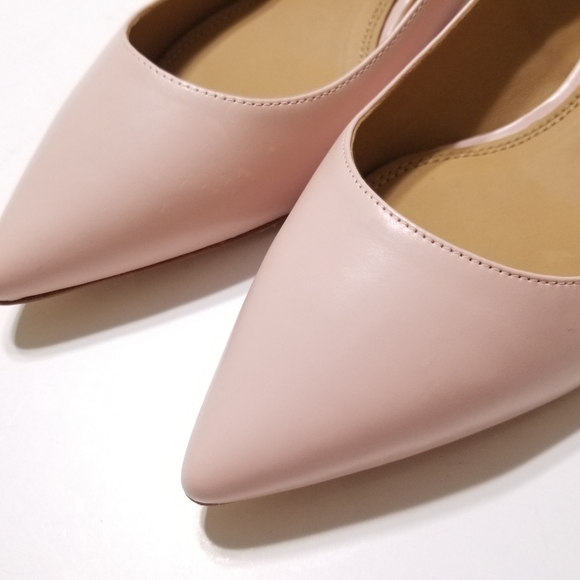 NIB Tory Burch Elizabeth Pump 40MM Leather Sea Shell Pink Size 8.5, 9 $278 - Picture 11 of 15